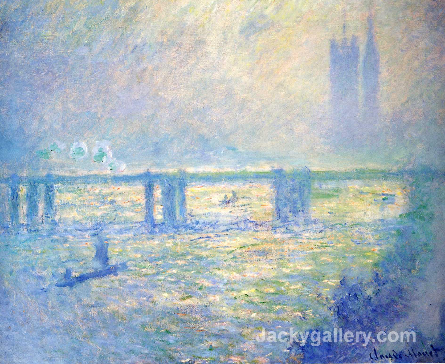 Charing Cross Bridge 03 by Claude Monet paintings reproduction